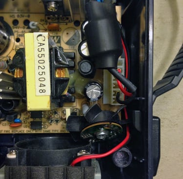 a computer power supply box with a power supply