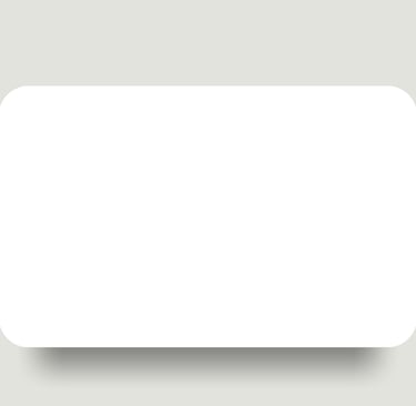 a white business card with a white card with a white background