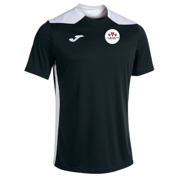 Camiseta negra y blanca valence fit hombre