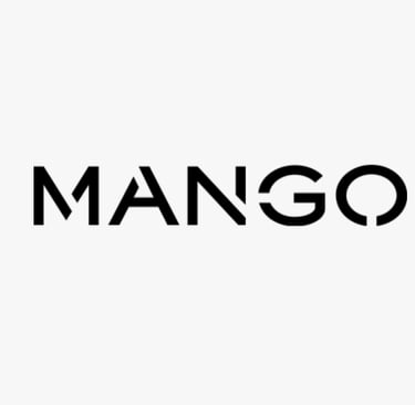 Logo of MANGO, a global fashion brand whose standards are met by King Fly.
