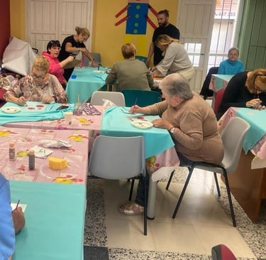 Taller Mantones Mayores SomosBarrio