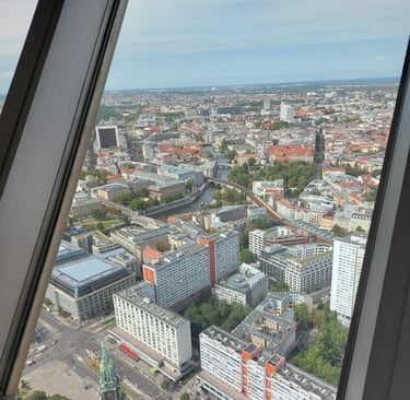 Aussicht vom Berliner Fernsehturm