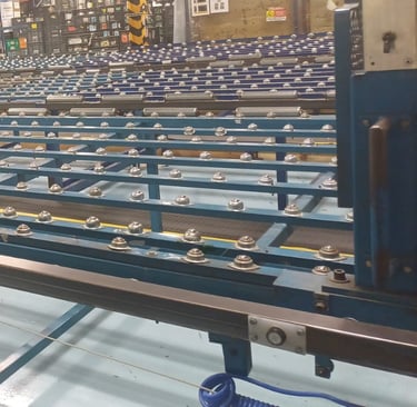 mesa de transferencia para ir pasando objetos
