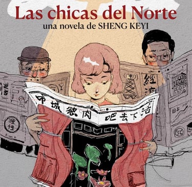Portada española del libro "Las chicas del Norte", de Editorial Más al Este