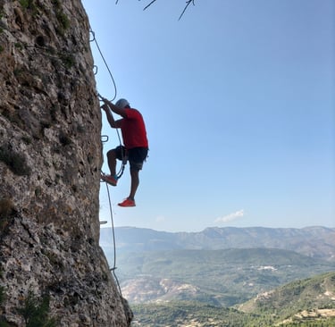 qué es una vía ferrata
