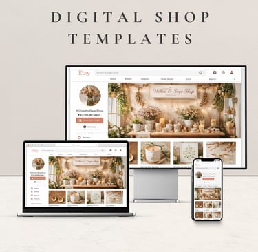 Mom entrepreneur scheduling social media posts from home workspace