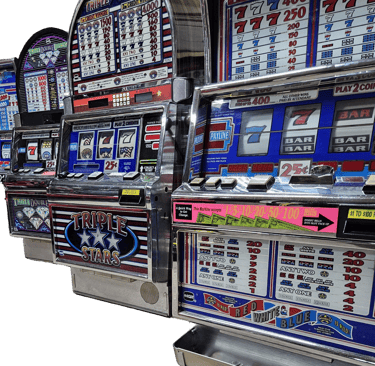 a row of igt s2000 slot machines