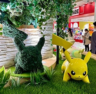 Statue Pikachu au Pokemon center de Sunshine CIty à Ikebukuro