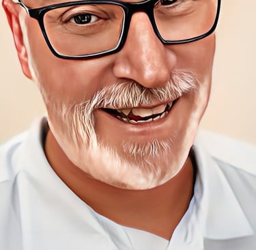 Mark Gillan close up portrait