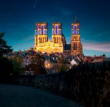 Paysage urbain graphique et architectural par David Keochkerian