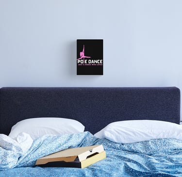 nurse pole dance canvas