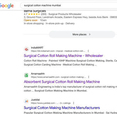 surgical cotton machine ranking in South Africa – Amaranaathh Engineering global SEO success - dhana