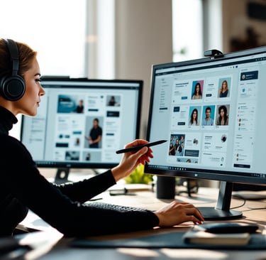 employee at ouma digital working on Social media