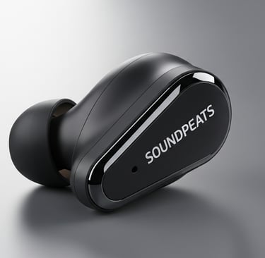um par de fones de ouvido com a palavra sound peats