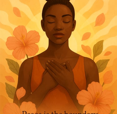 a woman with her hands clasped in prayer