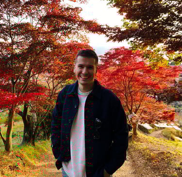 Luis Valdes portrait during a visit to Fujiyoshida Japan, Fuji