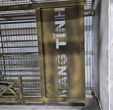 sơn tĩnh điện bị loang màu