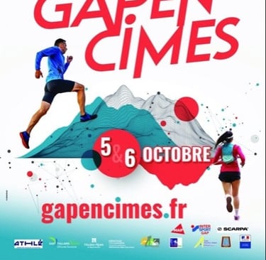 a poster for trail to garen in the mountains