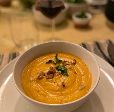 velouté patates douces et cardamome