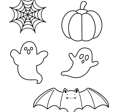 free diy halloween decorations 3d pen template