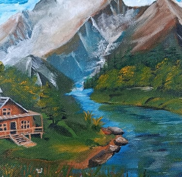 Serenity over the valley - LUCKY MAINGI