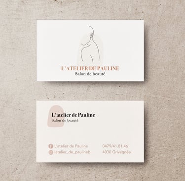 L'atelier de Pauline - cartes de visite par Soleado studio