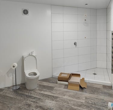 Matakana basement extension CHR builders Bathroom