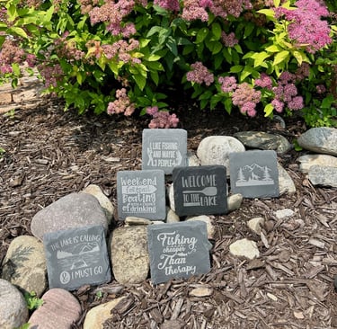 laser engraved slate coasters with funny sayings