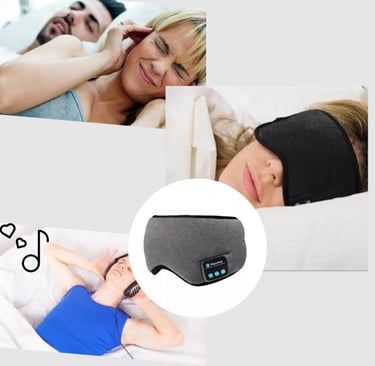 maschera bluethoot per dormire