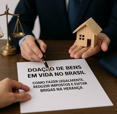 Doação de Bens em Vida no Brasil Como Fazer Legalmente, Reduzir Impostos e Evitar Brigas na Herança