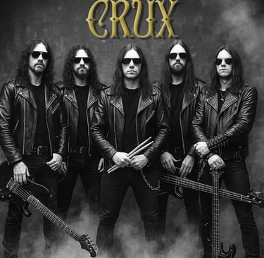 CRUX, AI Studio Hard Rock Band, Auckland New Zealand