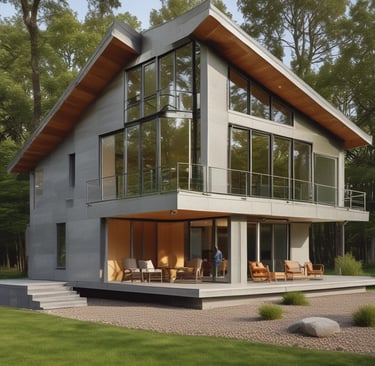 photo of white staircase