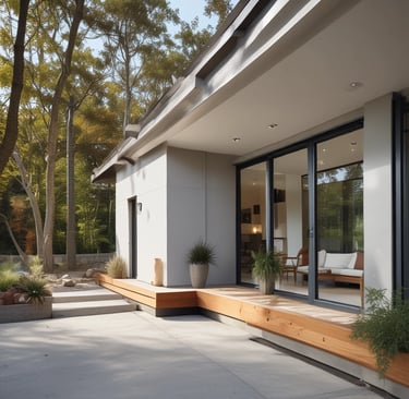 a small model of a house with a roof