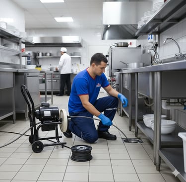desentupimento de ralo na cozinha