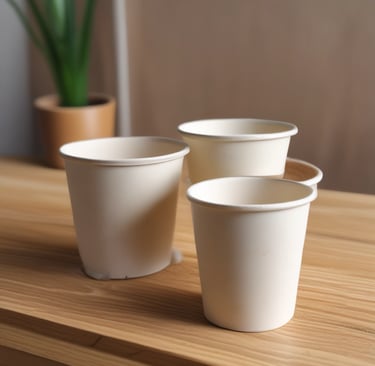 A serene kitchen scene featuring biora naturals products with soft natural light and greenery.