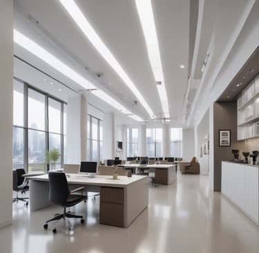 Bright living room with modern inventory