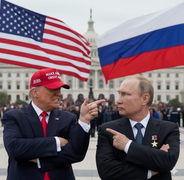 AI generated image of trump and putin