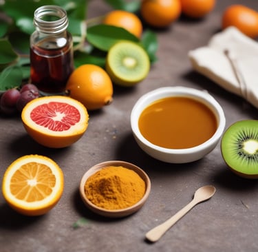 Monk fruito, en povlo mok fruit en jarabe Endulzante natural.