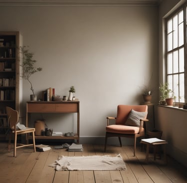 photo of white staircase