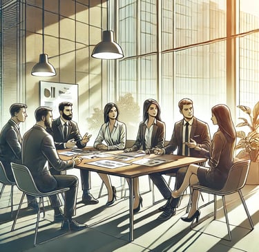 Jugadores sentados en la misma mesa