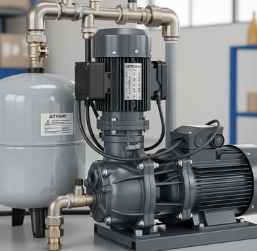 pemasangan pompa air