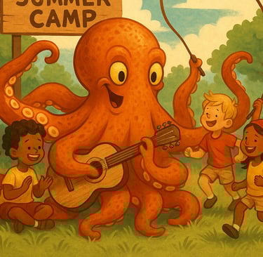 a group of children playing guitar and guitar
