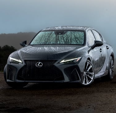 Lexus IS 250 with Michelin tyres at Tyrepublic's Lagos tire shop