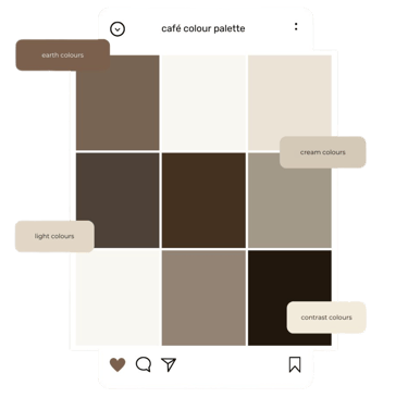 neutral beige colour tone palette