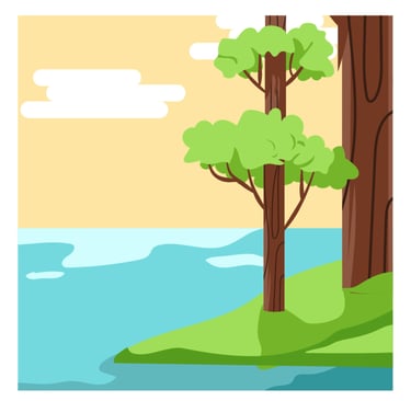 Salmo 1 compara o justo como um árvore próxima de um rio.