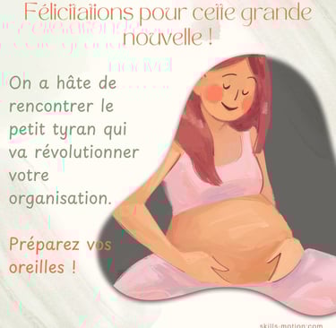 dessin felicitation futurs parents humour collegues