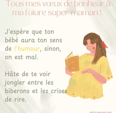 felicitation maman enceinte meilleure amie humour