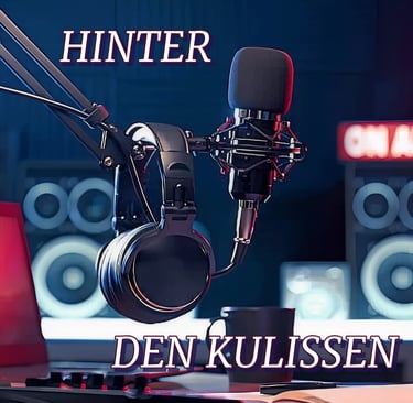 a microphone and a microphone in front of a microphone