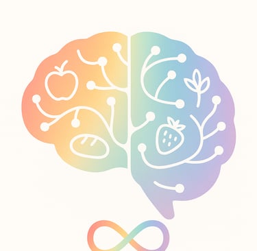 Brain illustration neurodiversity eating disorders Paris specialist