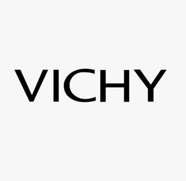 Logo of VICHY, a global dermocosmetic brand whose standards are met by King Fly.